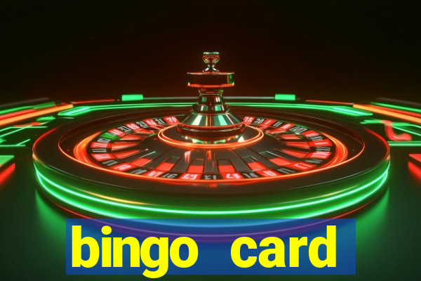 bingo card generator with pictures